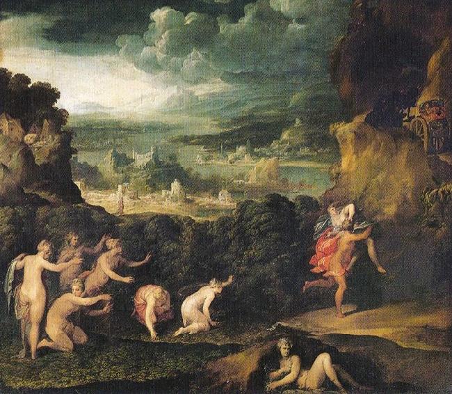ABBATE, Niccolo dell Rape of Proserpine hi res oil painting picture